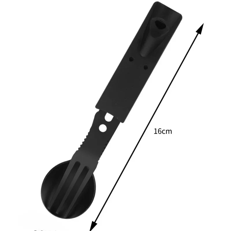 Stainless Steel Camping Knife Set – Multi-functional Cutlery for Outdoor Survival