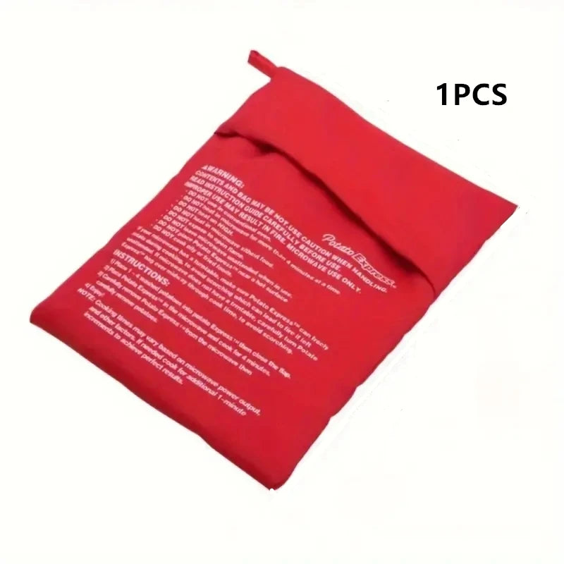 Reusable Microwave Potato Bags – Fabric Cooking Pouches for Baked Potatoes