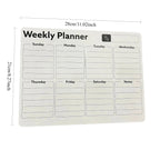 Magnetic Dry Erase Calendar – Monthly Weekly Planner for Kitchen Fridge