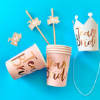 Team Bride Party Kit – Cups and Straws for Bachelorette Photo Props