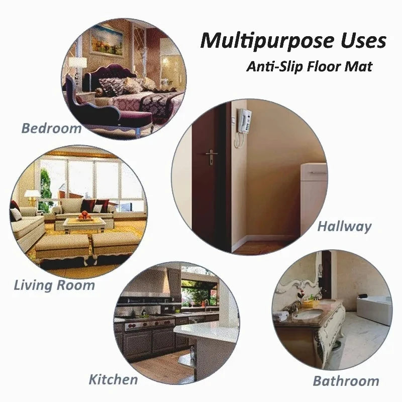 Non-Slip Floor Mat – Decorative Rug for Living Room Entrance and Hallway