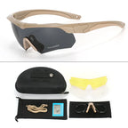 Tactical Shooting Goggles – 3 Interchangeable Lens Set for Airsoft and Outdoor