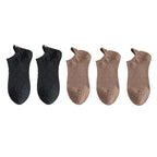 Embroidered Expression Ankle Socks – Kawaii Cotton Fashion for Casual Wear