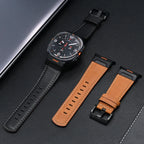 Luxury Leather Watch Band – 47mm Replacement Strap for Samsung Galaxy Ultra