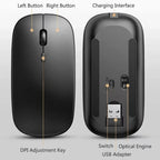 Wireless Gaming Mouse – Dual Mode Ergonomic Rechargeable for PC Laptop Mac