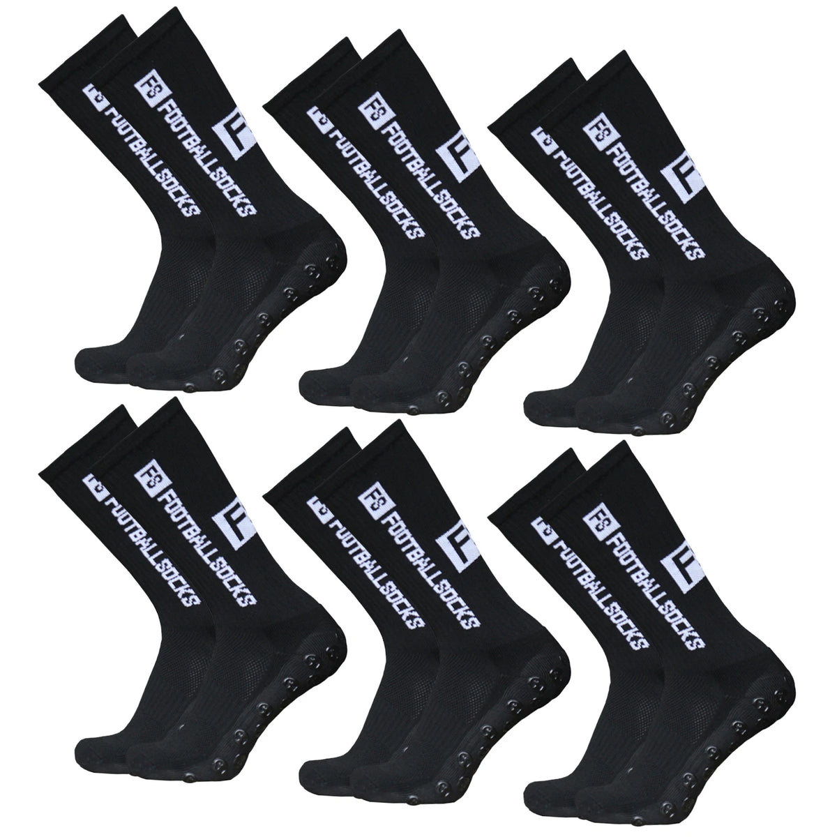 Anti-Slip Athletic Sports Socks – Stretchy Grip Crew for Football Soccer