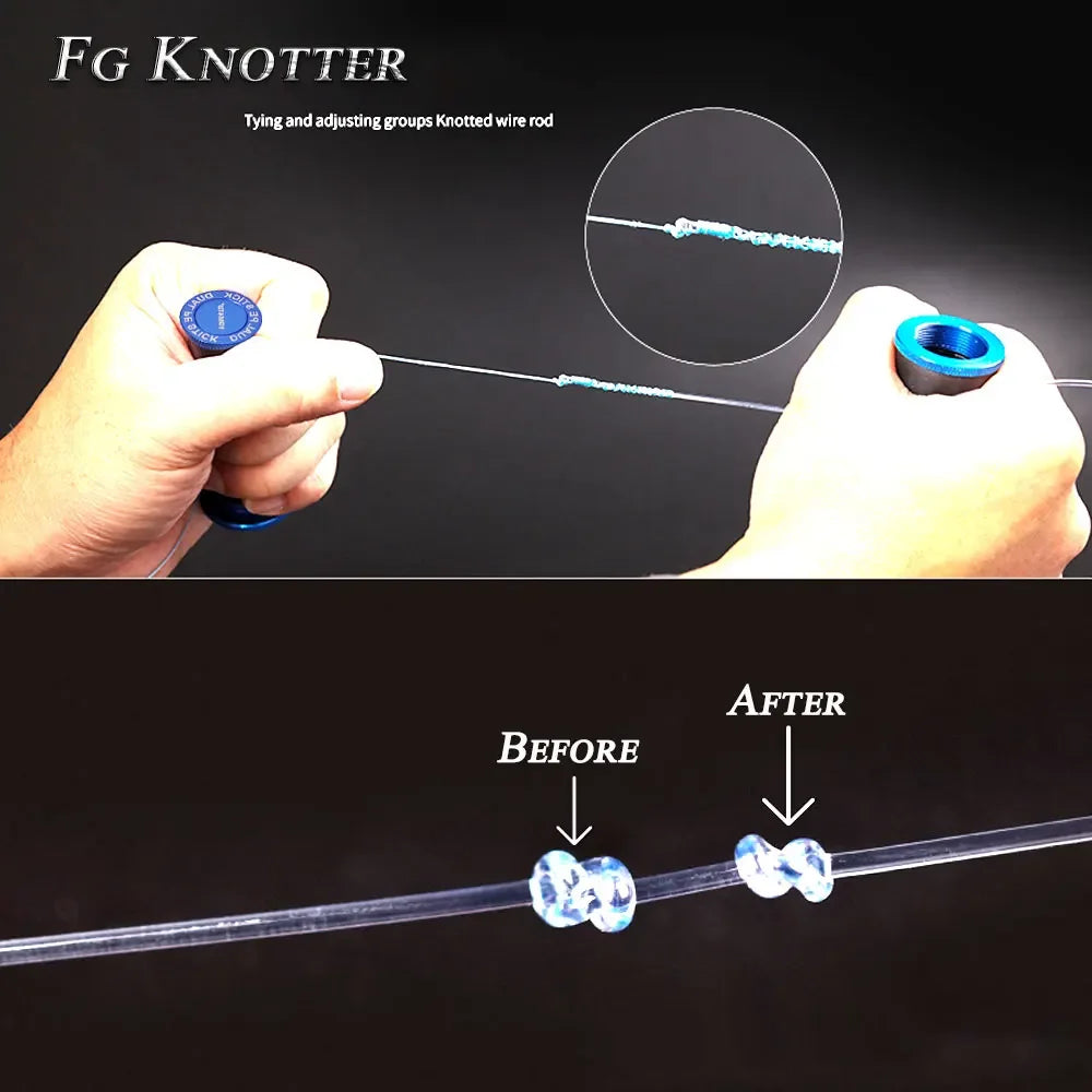 Fishing Knot Puller Tool – Ergonomic PE Line Device for Secure Angling Knots