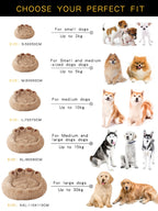 Plush Fluffy Pet Bed – Large Soft Cushion for Dogs and Cats
