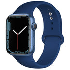 Silicone Apple Watch Sport Band – Adjustable Strap for Series 1-11 and Ultra