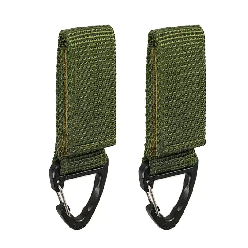 Nylon Tactical Glove Hook – Durable Carabiner Clip for Outdoor Camping