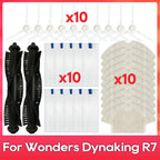 Vacuum Replacement Parts Kit – Main Side Brush Filter Mop for Robotic Vacuums