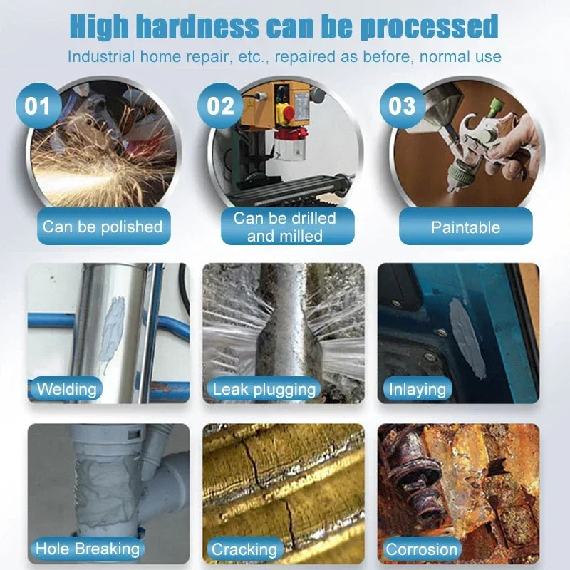 AB Industrial Metal Repair Glue – Waterproof Adhesive for Welding and Sealing