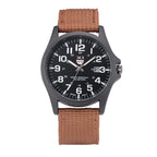 XINEW Nylon Band Quartz Watch – Military Casual Wristwatch for Men