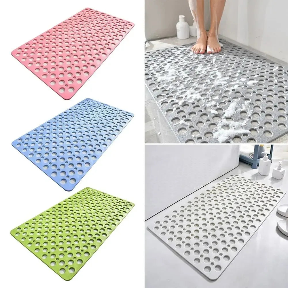 Anti Mould Rubber Bath Mat – Non Slip Shower Accessory for Bathroom Safety