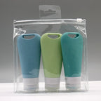 Silicone Travel Dispenser Bottles – Leakproof 90ml Containers for Toiletries