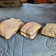 Waterproof Compression Packing Cubes – Space-Saving Luggage Organizers for Travel