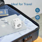 Wall Socket Extender – USB Charging Cube Adapter for Travel and Office