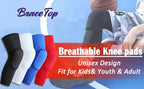 Compression Knee Sleeve – Long Leg Brace Support for Basketball and Running