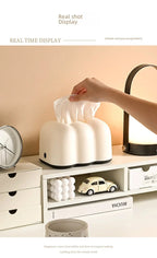 Cloud Tissue Box Holder – Wall Mounted Decorative Ornament for Home and Car