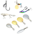 Spinner Blade Set – Willow Leaf Lure Components for Fishing Tackle Crafting