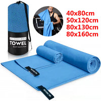 Quick-Drying Microfiber Sports Towel – Compact Travel Gear for Gym and Camping