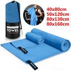 Quick-Drying Microfiber Sports Towel – Compact Travel Gear for Gym and Camping