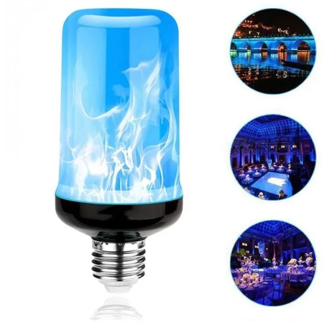 LED Flame Effect Light Bulb – Dynamic Fire Simulation for Home Decoration