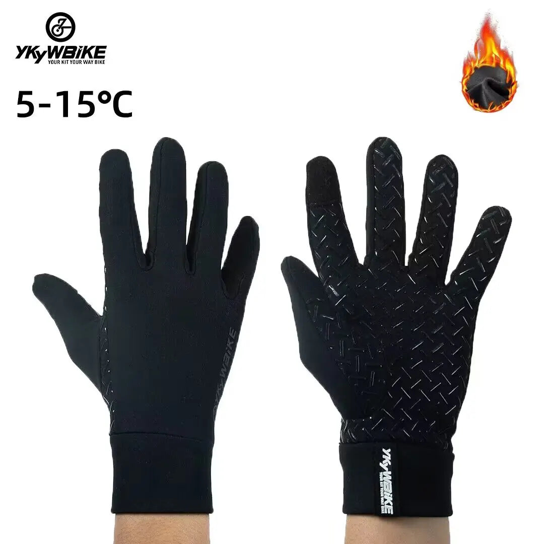 Winter Cycling Gloves – Padded Touch Screen Mittens for Outdoor Sports
