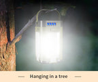 Foldable Solar Camping Light – 2000mAh Power Bank for Outdoor Hiking Tent