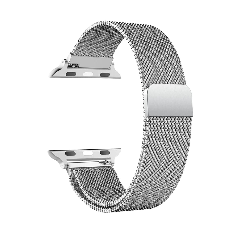 Milanese Stainless Steel Watch Band – Magnetic Bracelet for Apple Watch Series