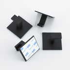 Adhesive Wall Hooks – Heavy Duty Black Hangers for Bathroom and Kitchen