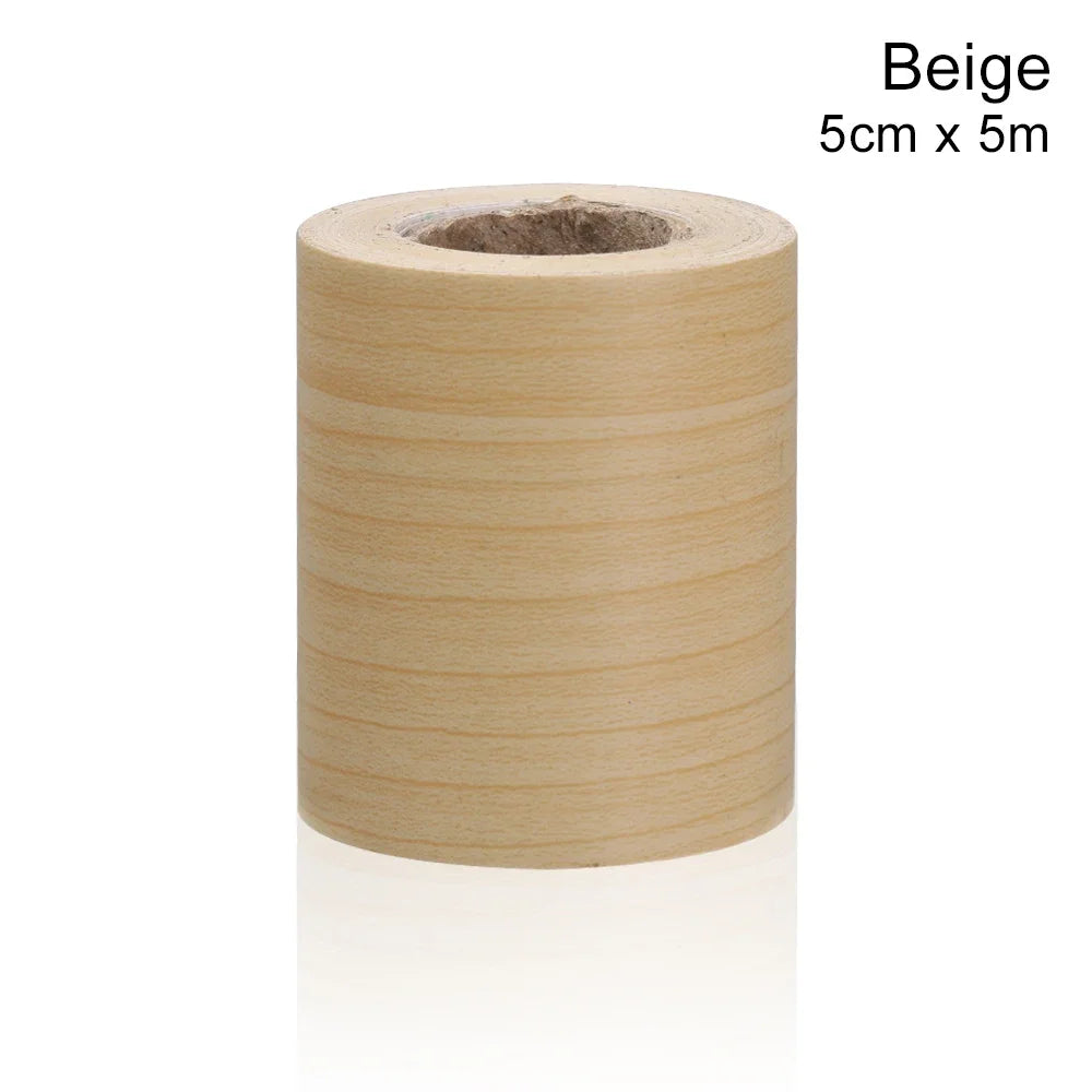 Self-Adhesive Wood Border Decal – Waterproof PVC Skirting for Home Decor