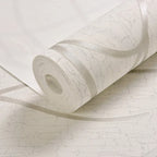Non-Woven Striped Wallpaper – 53cm Thickened Modern Decor for Bedroom Walls