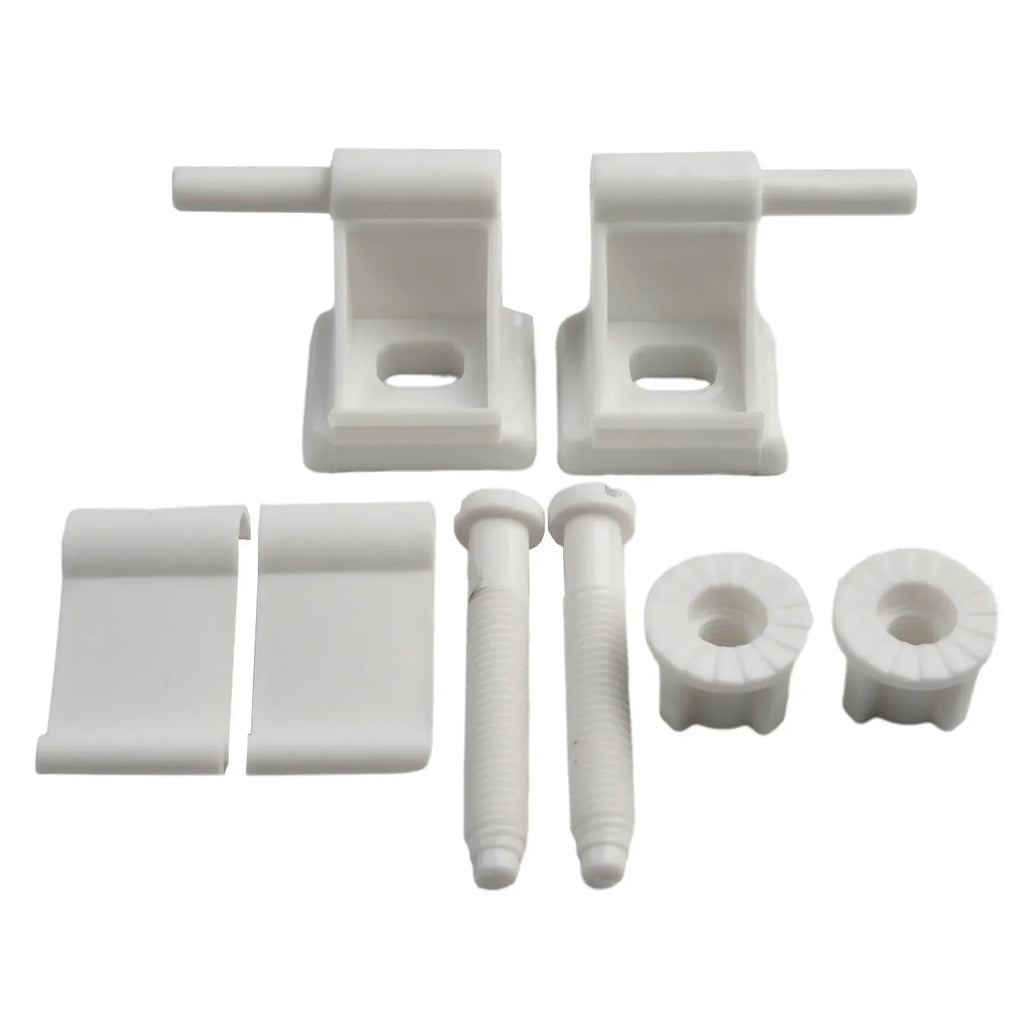 Toilet Seat Hinge Replacement Kit – Universal Fixing Screws for Repairs