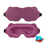 Soft 3D Sleeping Mask – Breathable Light Blocking Eyeshade for Travel