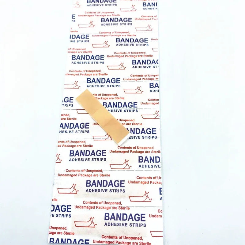 Waterproof Adhesive Bandages – Antibacterial Wound Plasters for First Aid Kits