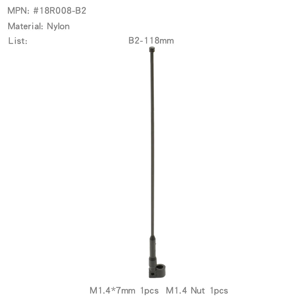 Simulation Antenna Decoration for 1/8 to 1/18 Scale RC Crawlers