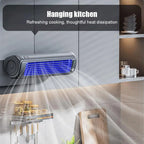 Portable Wall Mounted Fan – Three-Speed Quiet Cooling for Summer Kitchen