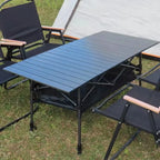 Aluminum Folding Camping Table – Lightweight Portable Desk for Picnics