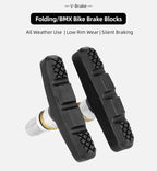 60mm Threaded V-Brake Pads – All-Weather MTB Brake Shoes for Mountain Bikes