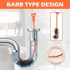 Drain Snake Hair Clog Remover – Flexible Sewer Tool for Bathroom Sink Blockages