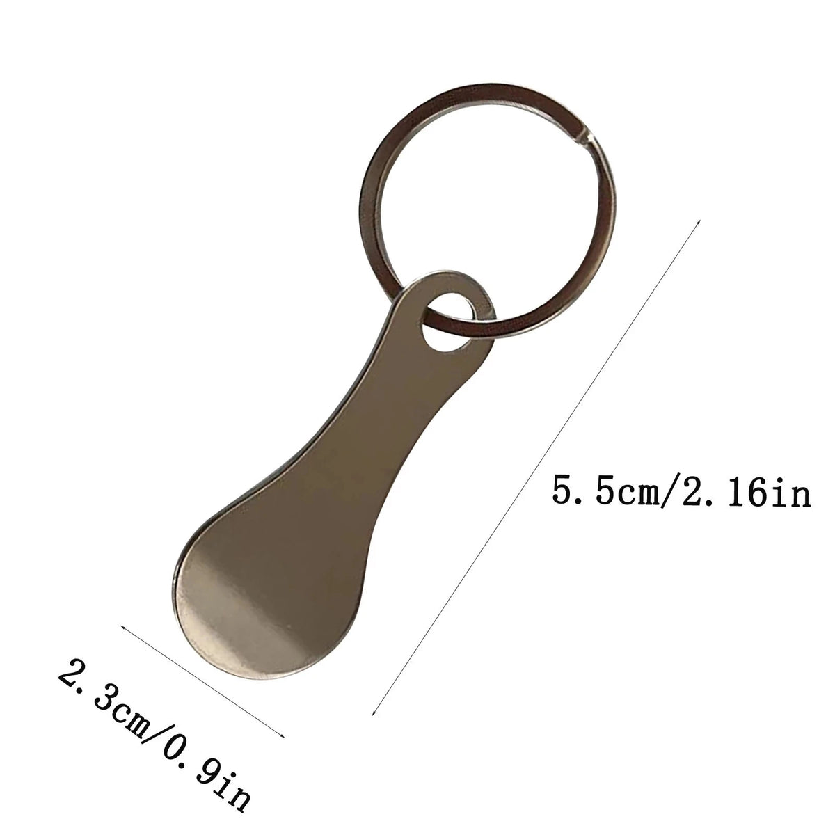 Metal Shopping Cart Token – Portable Keychain for Grocery Store Use