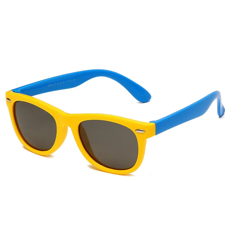 Silicone Kids Sunglasses – UV400 TR90 Goggles for Outdoor UV Protection