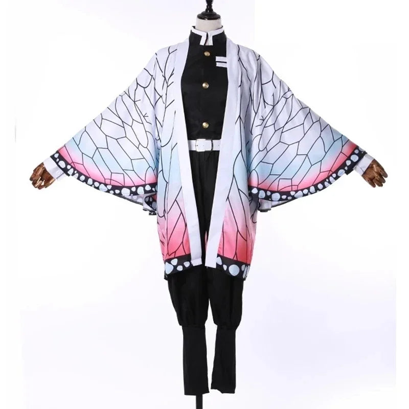 Kochou Shinobu Kimono Uniform Set – Kids Demon Slayer Cosplay for Halloween