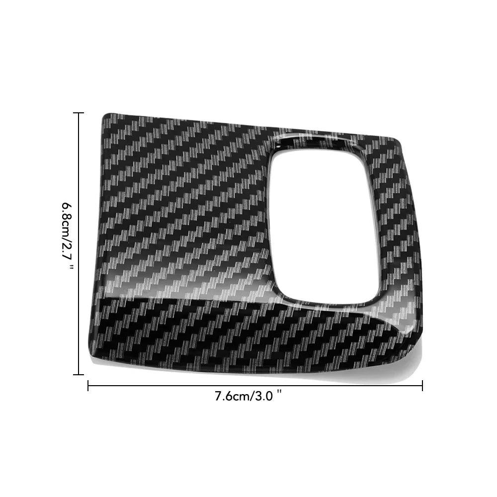 Carbon Fiber Keyhole Panel Trim – Interior Dashboard Decor for Audi A4 A5