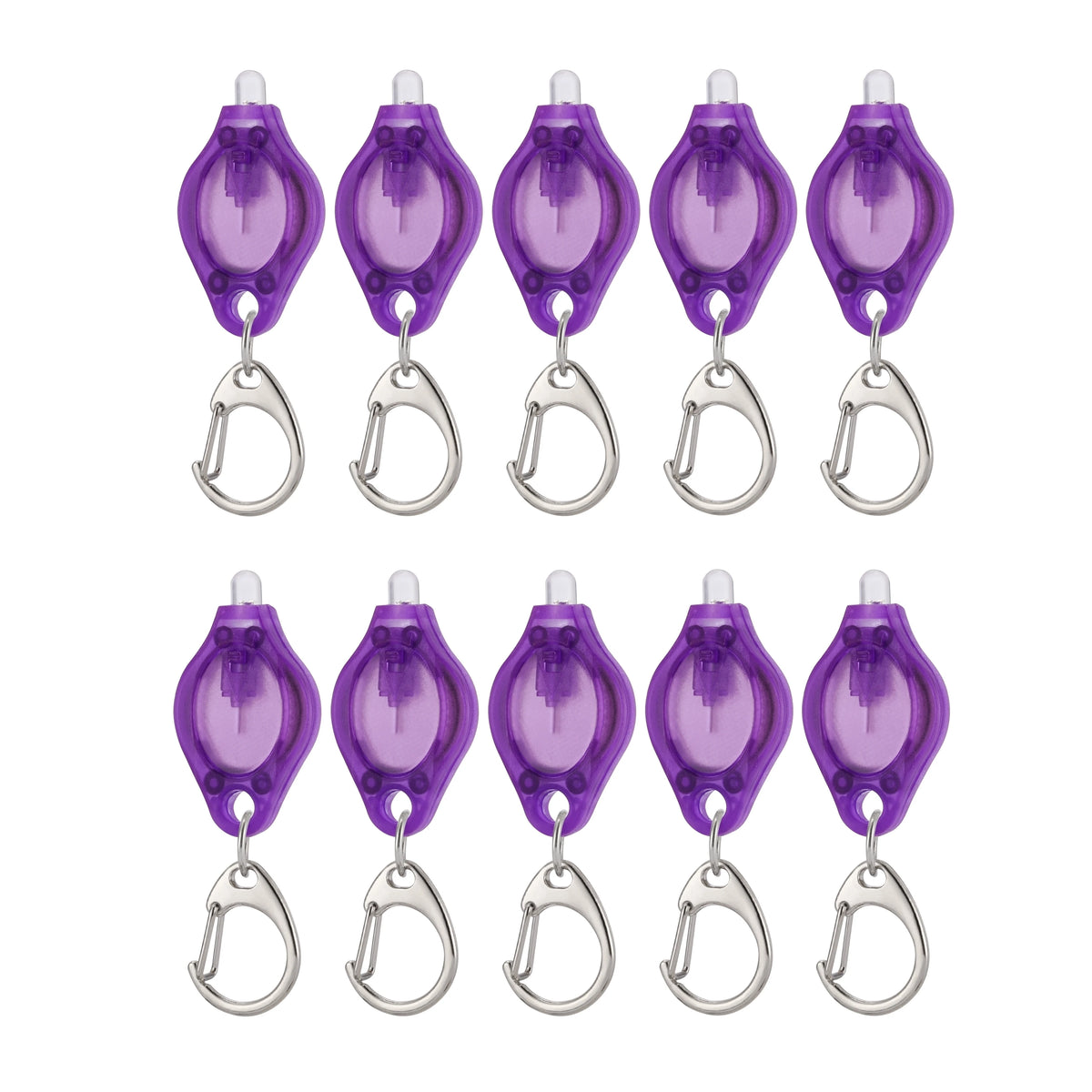 UV LED Keychain Flashlight – Dual 365/395nm Light for Stain and Ink Detection
