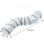 Foldable Pet Tunnel – Interactive Cat Tube for Indoor Play and Training