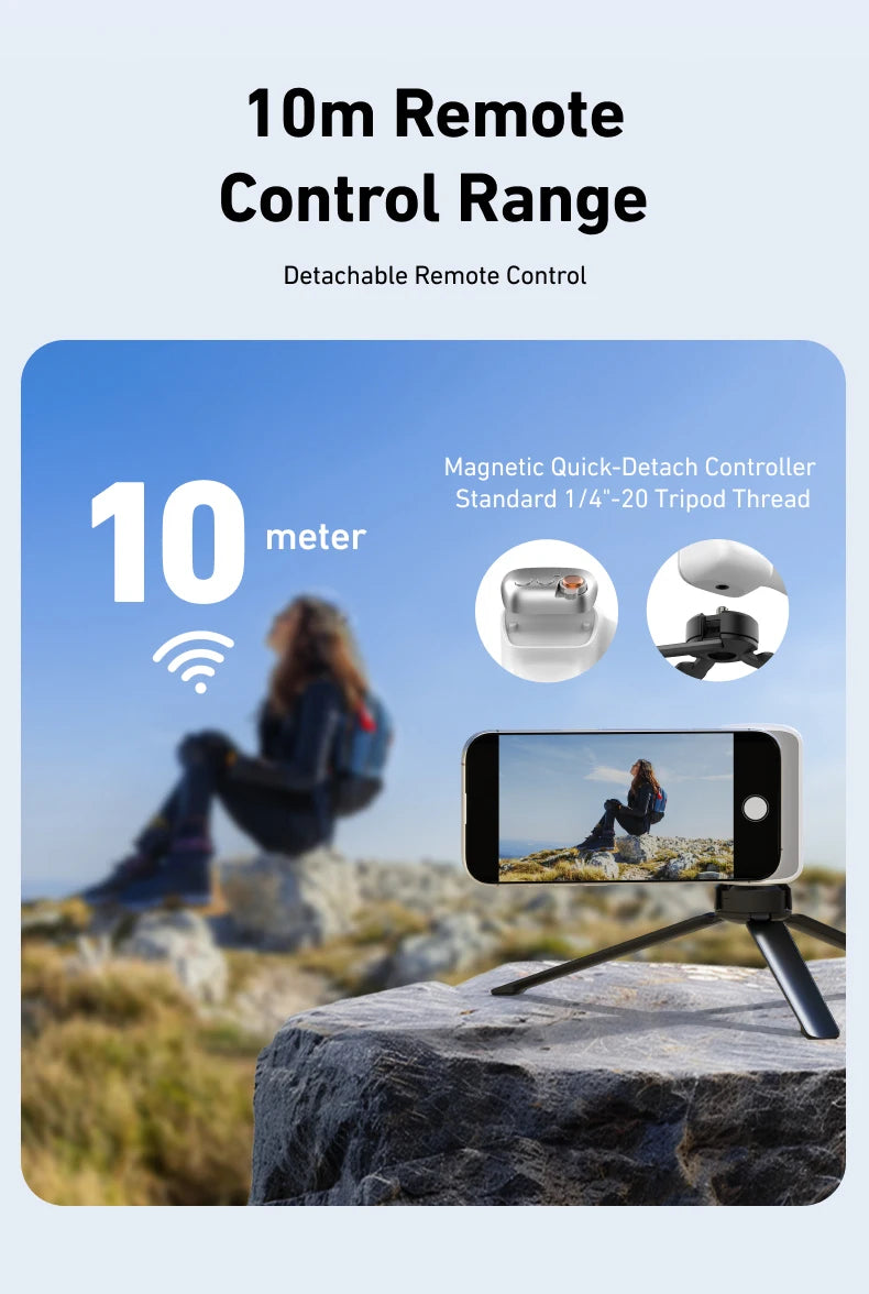 Magnetic Phone Camera Grip – Ergonomic Handheld Stabilizer for Content Creation