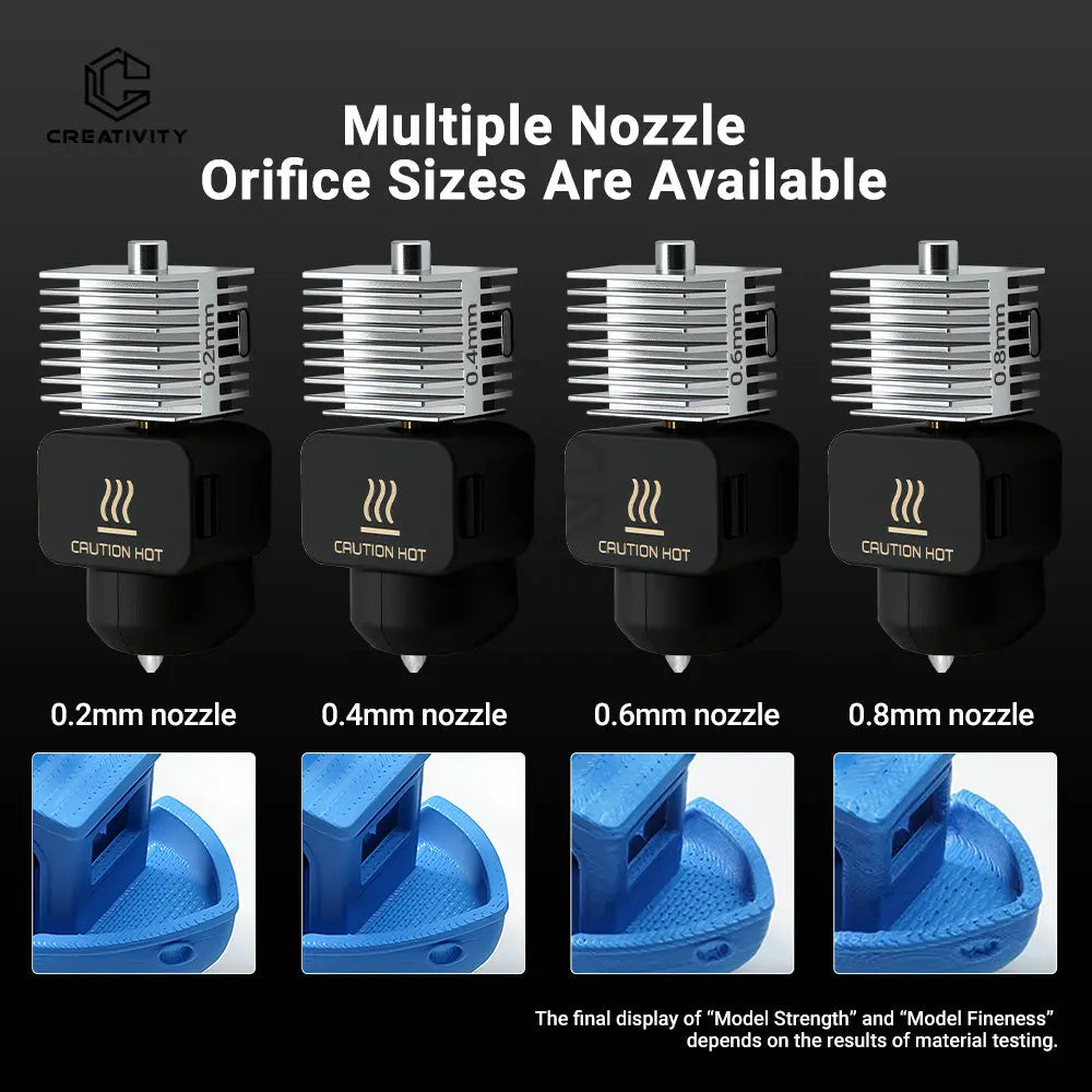 Hardened Steel Hotend Kit – High Speed 3D Printer Nozzle for Bambu Lab A1