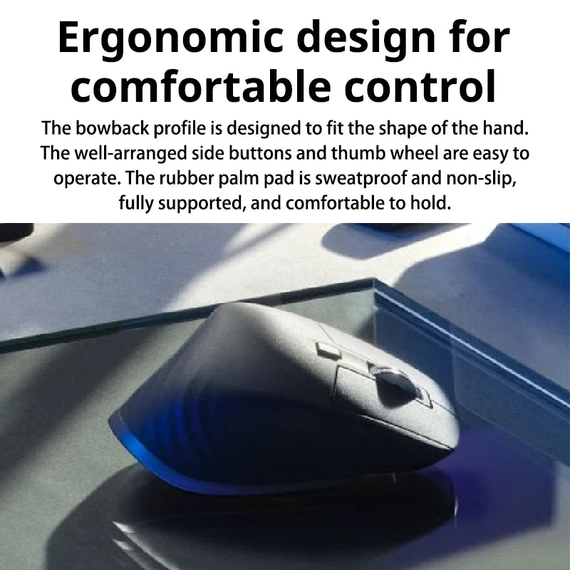 Logitech MX Master 3S Wireless Mouse – Ergonomic Silent Design for Office Work